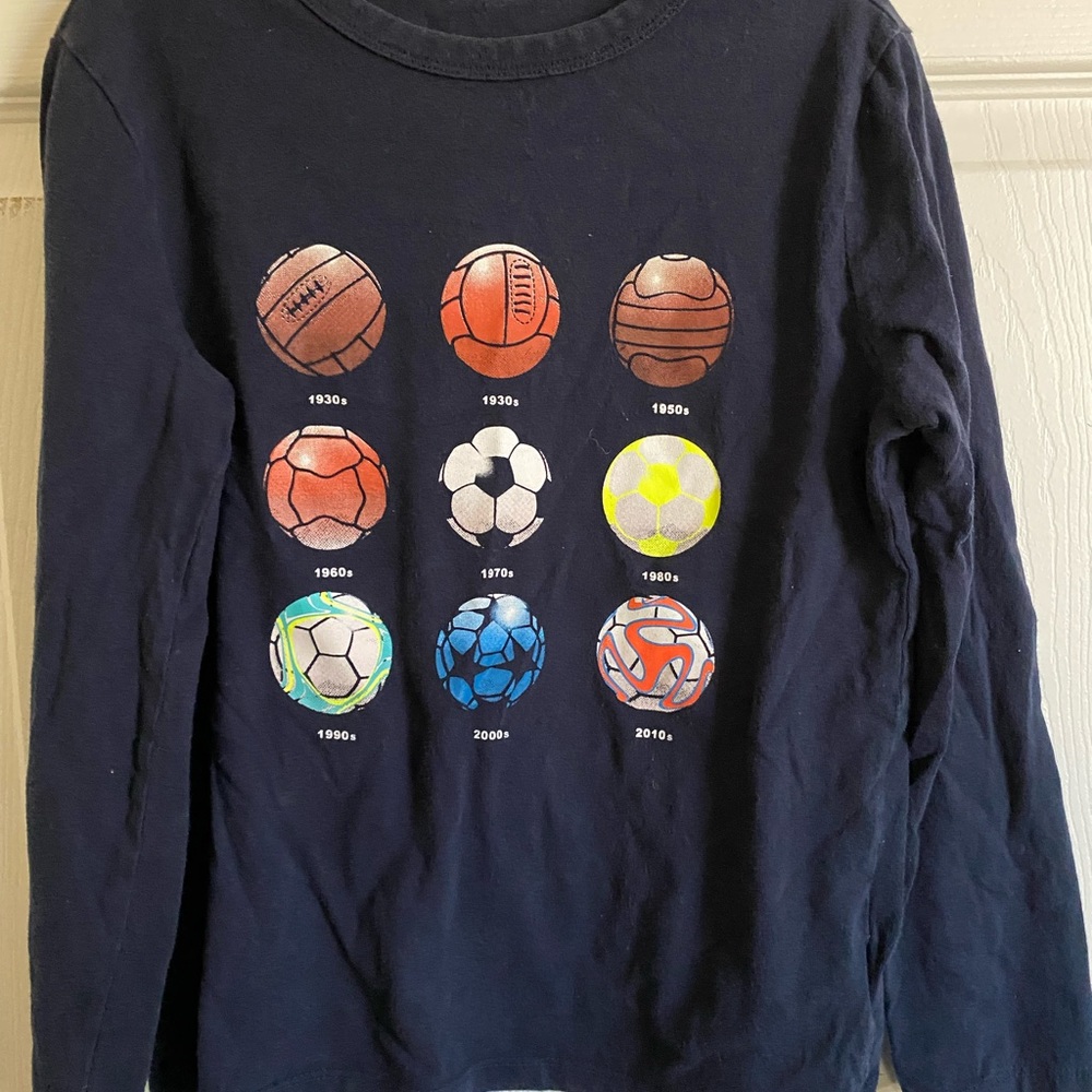 LOT of 3 Boys Long Sleeve Graphic T-Shirts Sz 6/7